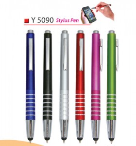 plastic pen with stylus